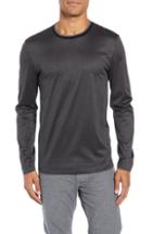 Men's Boss Tenison Mercerized Long Sleeve Slim Fit T-shirt - Grey