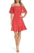 Women's Eliza J Off The Shoulder Dress - Coral