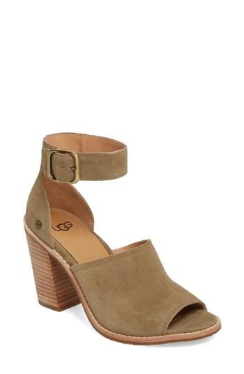 Women's Ugg Aja Ankle Strap Sandal M - Green