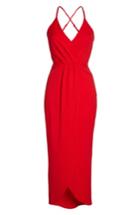 Women's Fraiche By J High/low Slipdress - Red