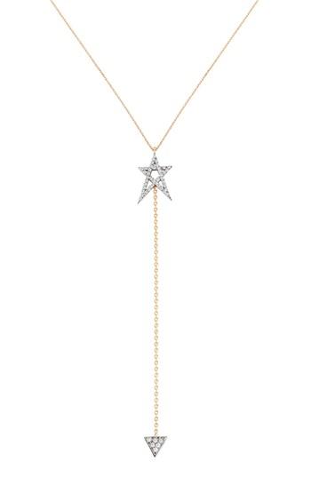 Women's Kismet By Milka Struck Doodlestar Diamond Y-necklace