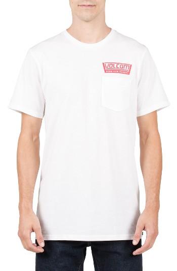 Men's Volcom Truckin Pocket T-shirt - White