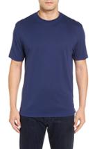 Men's Robert Talbott Liquid Jersey Pima Cotton Crewneck T-shirt - Blue