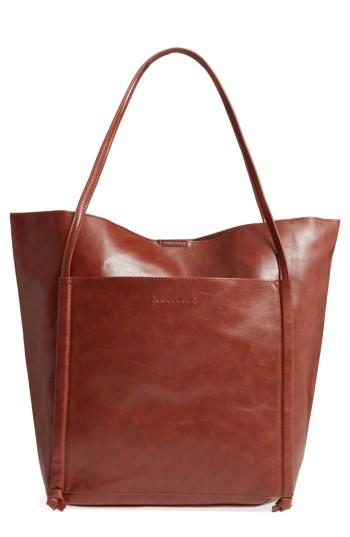 Sole Society Harley Faux Leather Tote - Brown