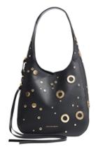 Alexander Mcqueen Cove Grommet & Stud Embellished Calfskin Leather Hobo -