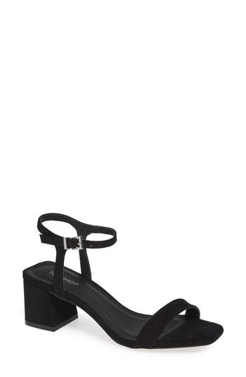 Women's Topshop Dallas Sandal .5us / 35eum - Black