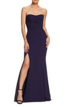 Women's Dress The Population Ellen Strapless Gown - Purple