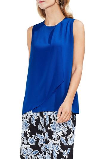 Women's Vince Camuto Foldover Blouse - Blue