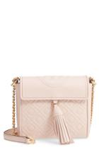 Tory Burch Fleming Quilted Leather Crossbody Bag - Pink