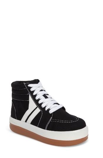 Women's Jeffrey Campbell Grind High Top Sneaker M - Black