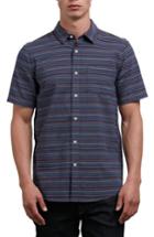 Men's Volcom Sable Stripe Woven Shirt - Blue