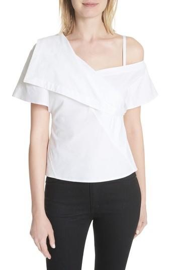 Women's Theory Foldover Top - White