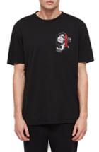 Men's Allsaints Cracked Graphic T-shirt - Black