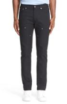 Men's Givenchy Double Front Work Pants - Black