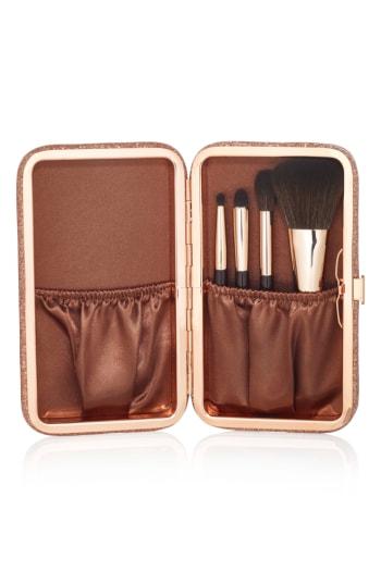 Charlotte Tilbury Mini Magic Brush Set & Glimmering Goddess Clutch, Size - No Color