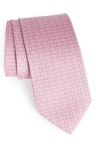Men's Salvatore Ferragamo Lamp Print Tie, Size - Pink