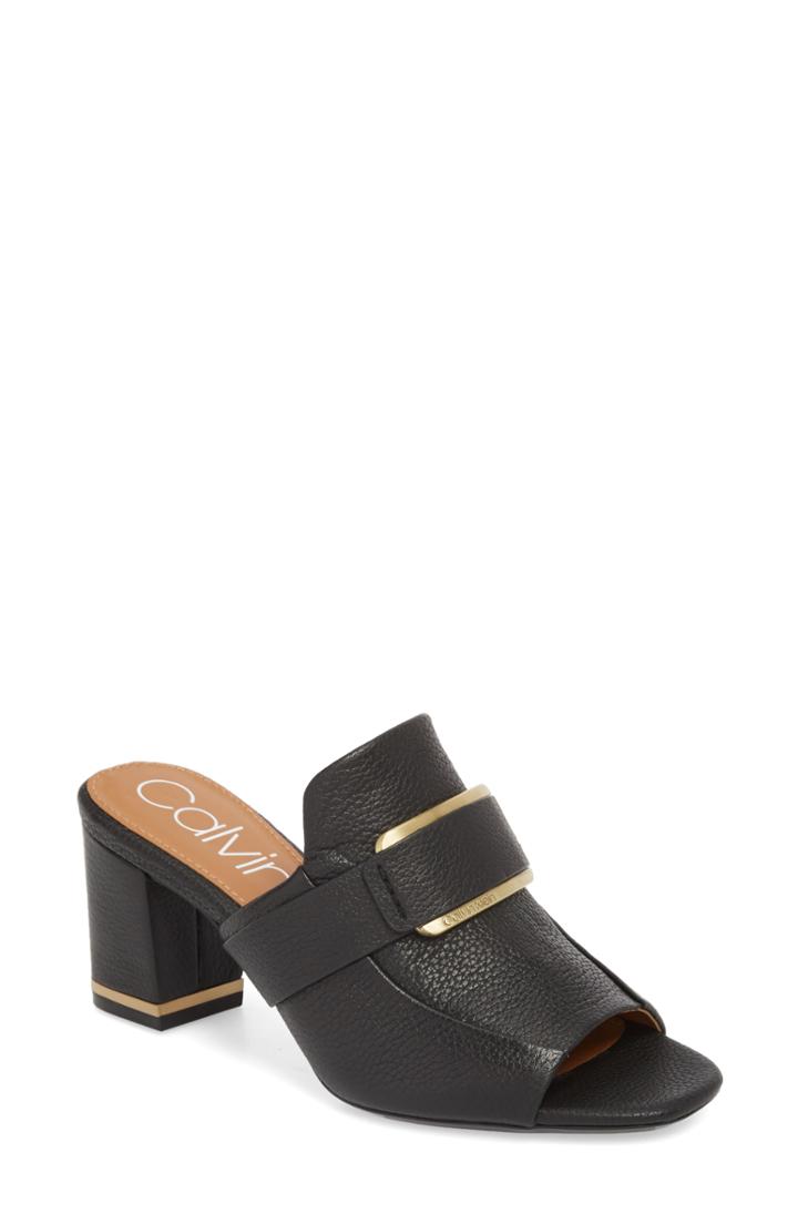 Women's Calvin Klein Corinne Sandal .5 M - Black