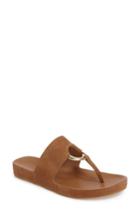 Women's Calvin Klein Ringed Flip Flop .5 M - Brown