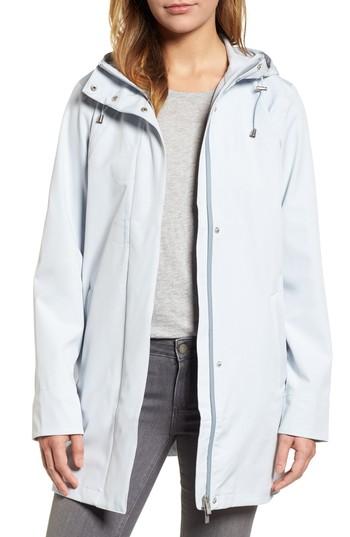 Women's Ilse Jacobsen Soft Shell Raincoat - Blue