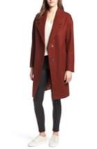 Women's Kendall + Kylie Drop Shoulder Midi Coat - Metallic