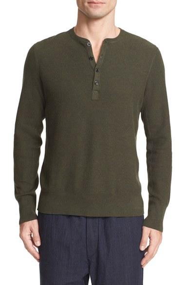 Men's Rag & Bone Jenson Honeycomb Knit Henley