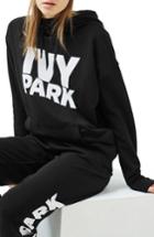 Women's Ivy Park Logo Hoodie, Size - Black