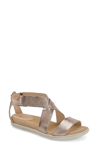 Women's Ecco Damara Sandal -6.5us / 37eu - Metallic