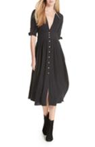 Women's Free People Love Of My Life Midi Dress - Black