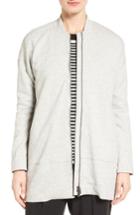 Women's Eileen Fisher Brushed Back French Terry Jacket