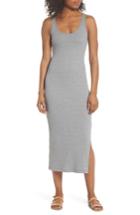 Women's French Connection Tommy Rib Knit Tank Dress - Grey