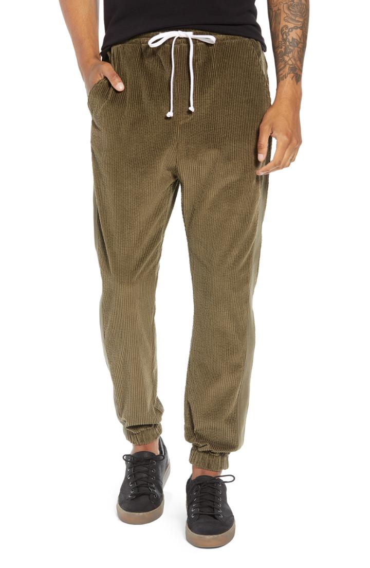 Men's Twenty Champlain Classic Cotton Corduroy Jogger Pants - Green