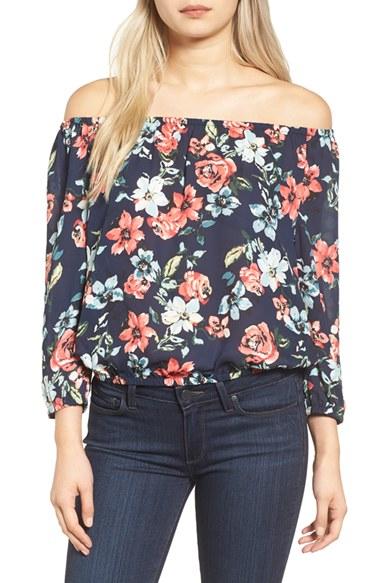 Women's Cupcakes And Cashmere Burke Off The Shoulder Blouse