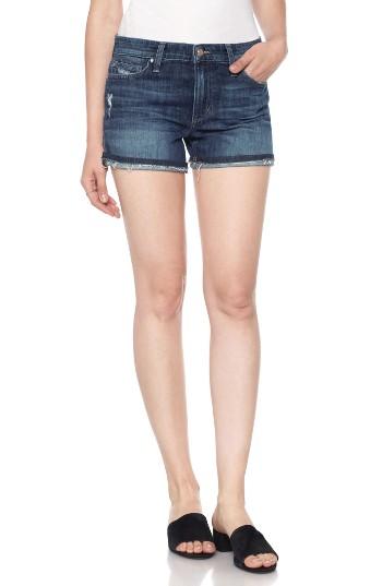 Women's Joe's Markie Cuffed Denim Shorts - Blue