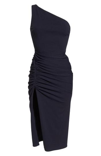 Women's Katie May One-shoulder Crepe Dress - Blue