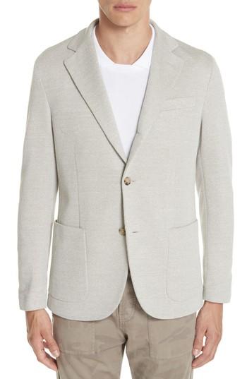 Men's Eleventy Oxford Weave Blazer R Eu - Beige