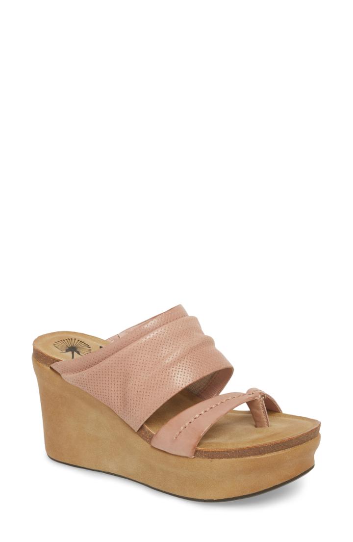 Women's Otbt Tailgate Platform Wedge Mule M - Pink