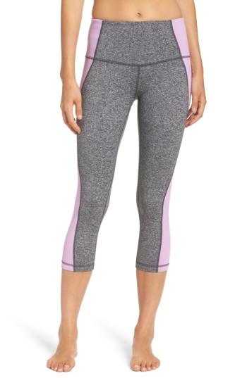 Women's Zella Sporty Splice High Waist Crop Leggings