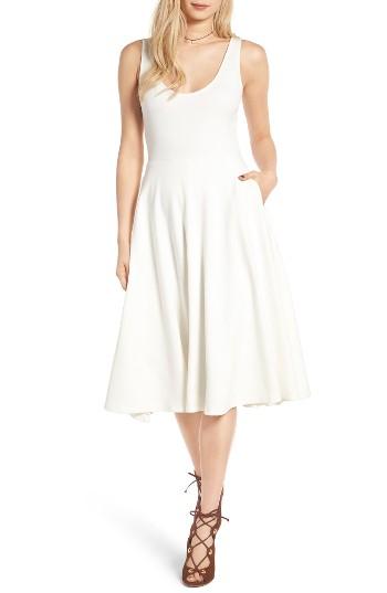 Women's Leith Stretch Knit Midi Dress - Ivory