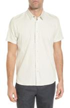 Men's Ted Baker London Franko Print Sport Shirt (m) - White