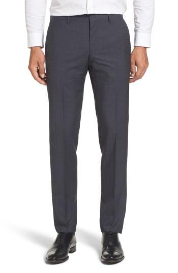 Men's Boss Benso Fit Trousers, Size 32r - Blue