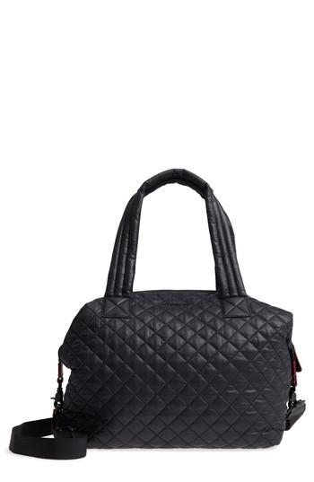 M Z Wallace Large Sutton Shoulder Tote - Black