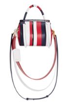 Thom Browne Patchwork Leather Shoulder Bag - Red