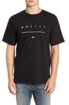 Men's O'neill Taper Logo Graphic T-shirt, Size - Black