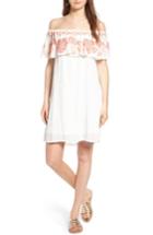 Women's Sun & Shadow Embroidered Off The Shoulder Dress