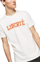 Men's Topman Liberte Graphic T-shirt - White