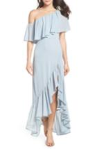 Women's Show Me Your Mumu Tango Ruffle Gown, Size - Blue