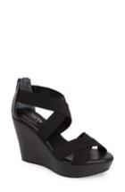 Women's Charles By Charles David Fani Platform Wedge Sandal M - Black