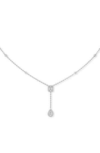 Women's Messika My Twin Diamond Necklace