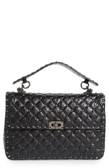 Valentino Rockstud Spike Large Shoulder Bag -