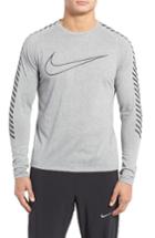 Men's Nike Breathe City Running T-shirt - Grey